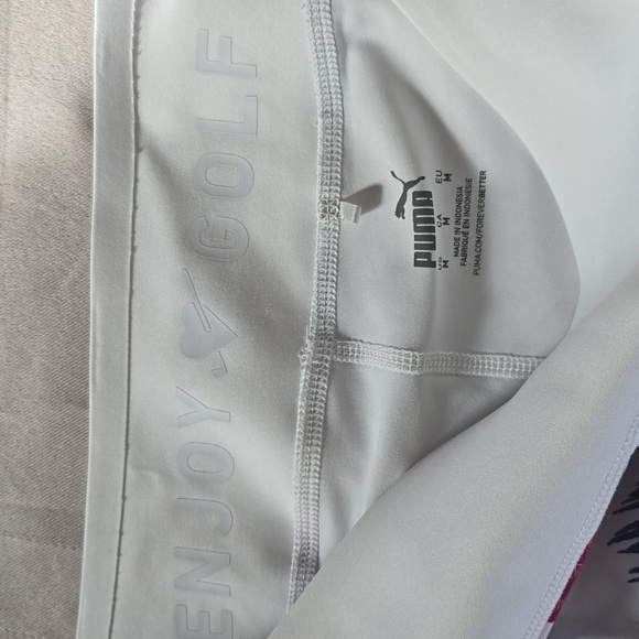 PUMA Golf Tropical Sleeveless Polo Top Size S & Size M Skort Set W/Pockets - Picture 7 of 11